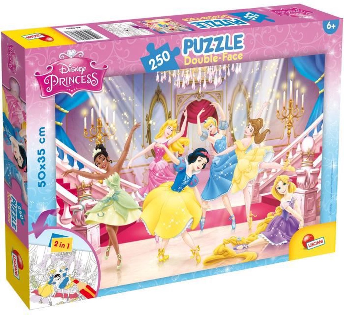 Lisciani puzzle df plus 250 princesse