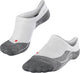 Falke ru4 chaussettes de course invisibles anti-ampoules en coton matériau fonctionnel femme blanc - taille 41-42