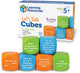 Ressources d'apprentissage jouets éducatifs parlons cubes multicolores. - 3+