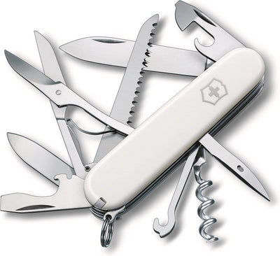 Victorinox Huntsman couteau de poche 15 fonctions blanc