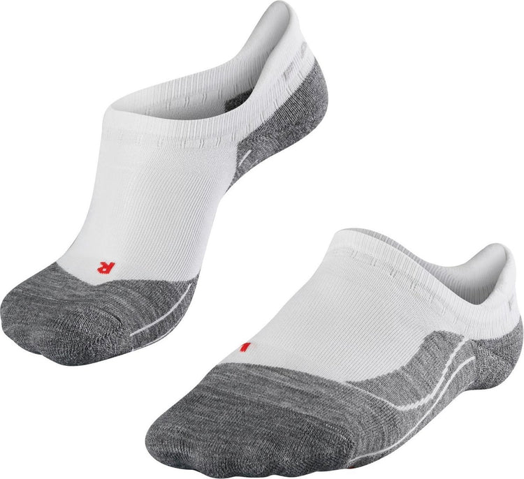 Falke ru4 chaussettes de course invisibles anti-ampoules en coton matériau fonctionnel femme blanc - taille 37-38