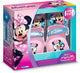 Ensemble Minnie de patins à roulettes et vêtements de protection - - mn432035 - avec coudières et genouillères - rose