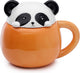 Adoramals Panda couvercle formé en céramique tasse