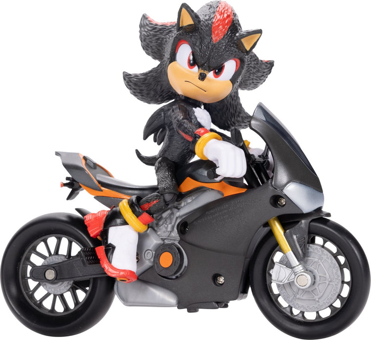 Jakks Pacific Sonic - Figurine articulée The Hedgehog Movie 3 avec véhicule figurine articulée 13 cm