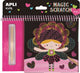 Apli kids apli - livre de coloriage à gratter féerique (8 feuilles)