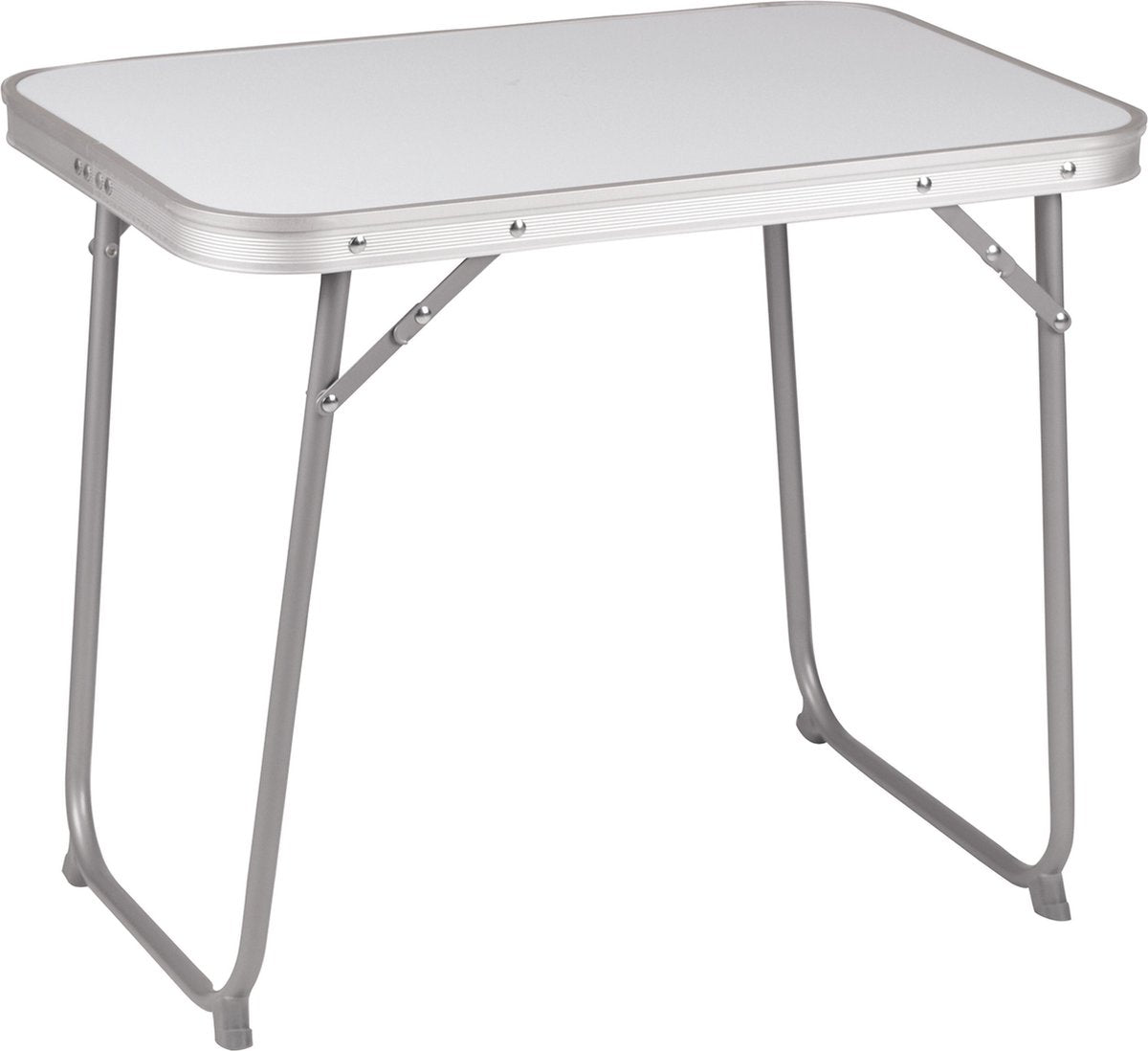 Table de camping Camp-gear économique 60x40x50 cm - compacte - structure en acier - stabilisateurs