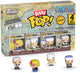Funko one piece sanji (bitty pop !) figurines en vinyle (lot de 4) pop unisexe ! - neutre - standard