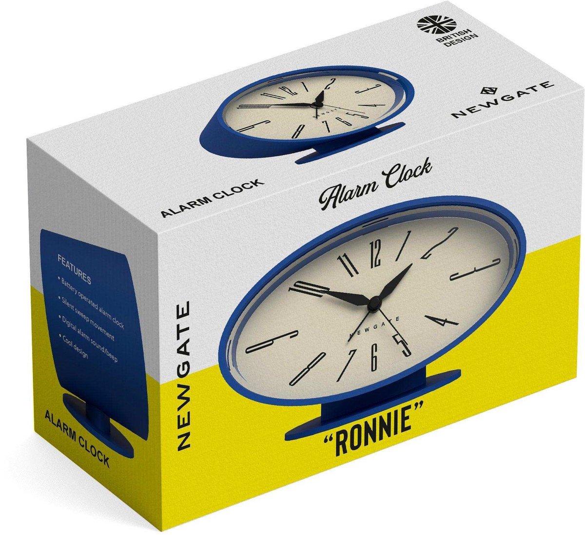 Newgate Ronnie - réveil - bleu