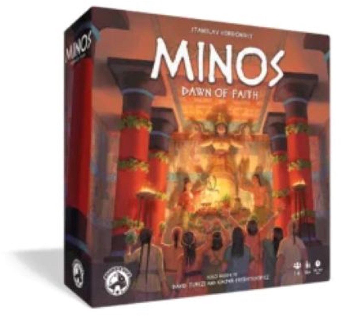 Asmodee minos : l'aube de la foi - jeu de société - extension - 14+