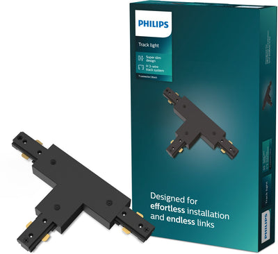Philips LED Philips EasyLink - connecteur - connecteur en forme de T - noir - éclairage sur rail