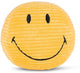 Bon ton toys smiley® - peluche velours côtelé jaune - 13cm