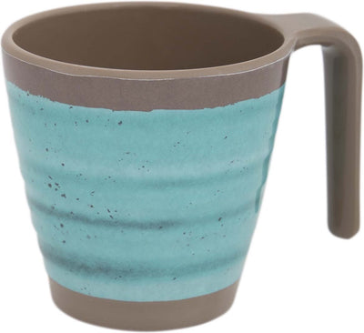 Bo-camp - mug - halo - m - aqua - 4 pièces