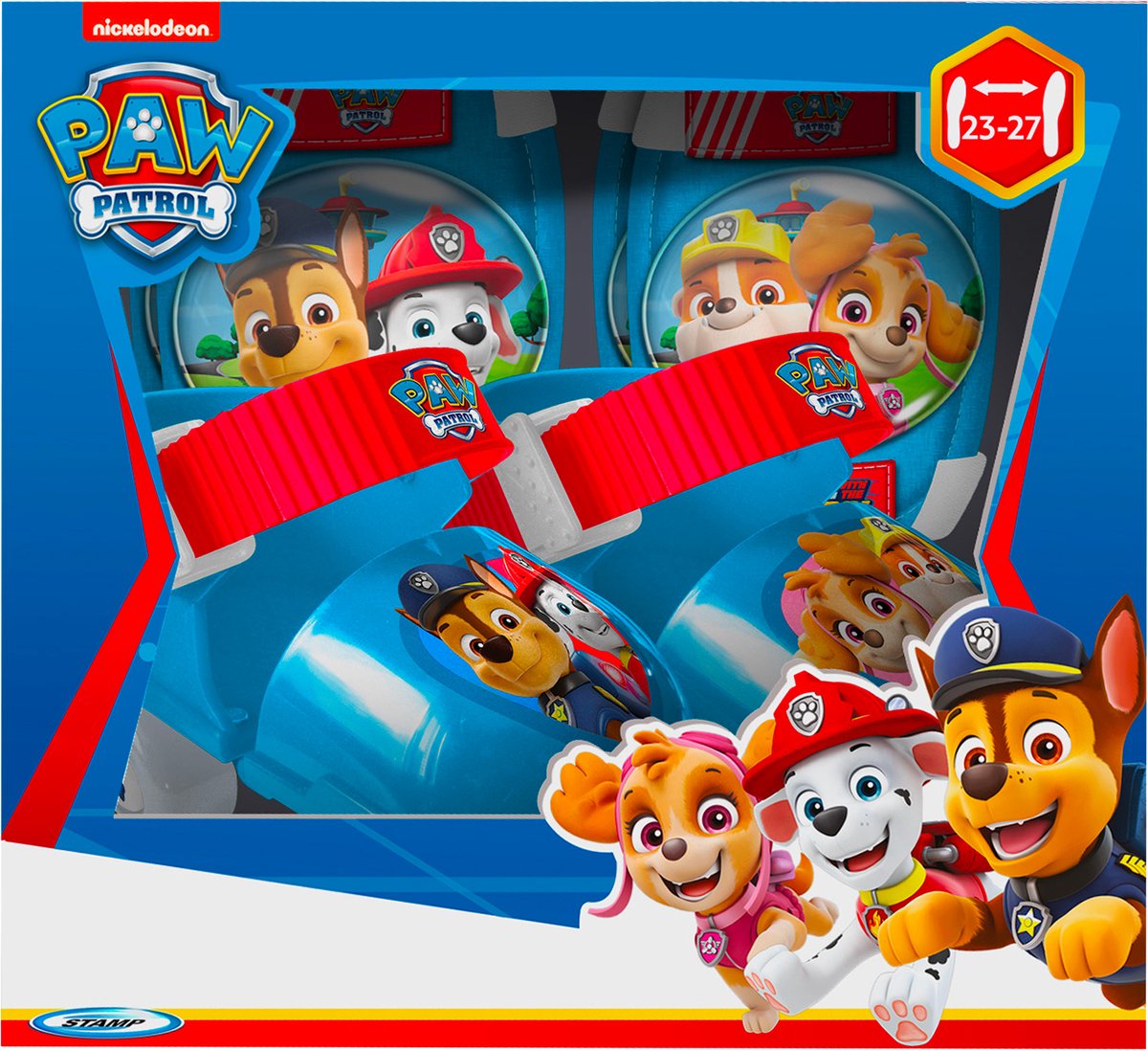 PAW PATROL ROLLER PATES RÉGLABLES BLUE Taille 23-27