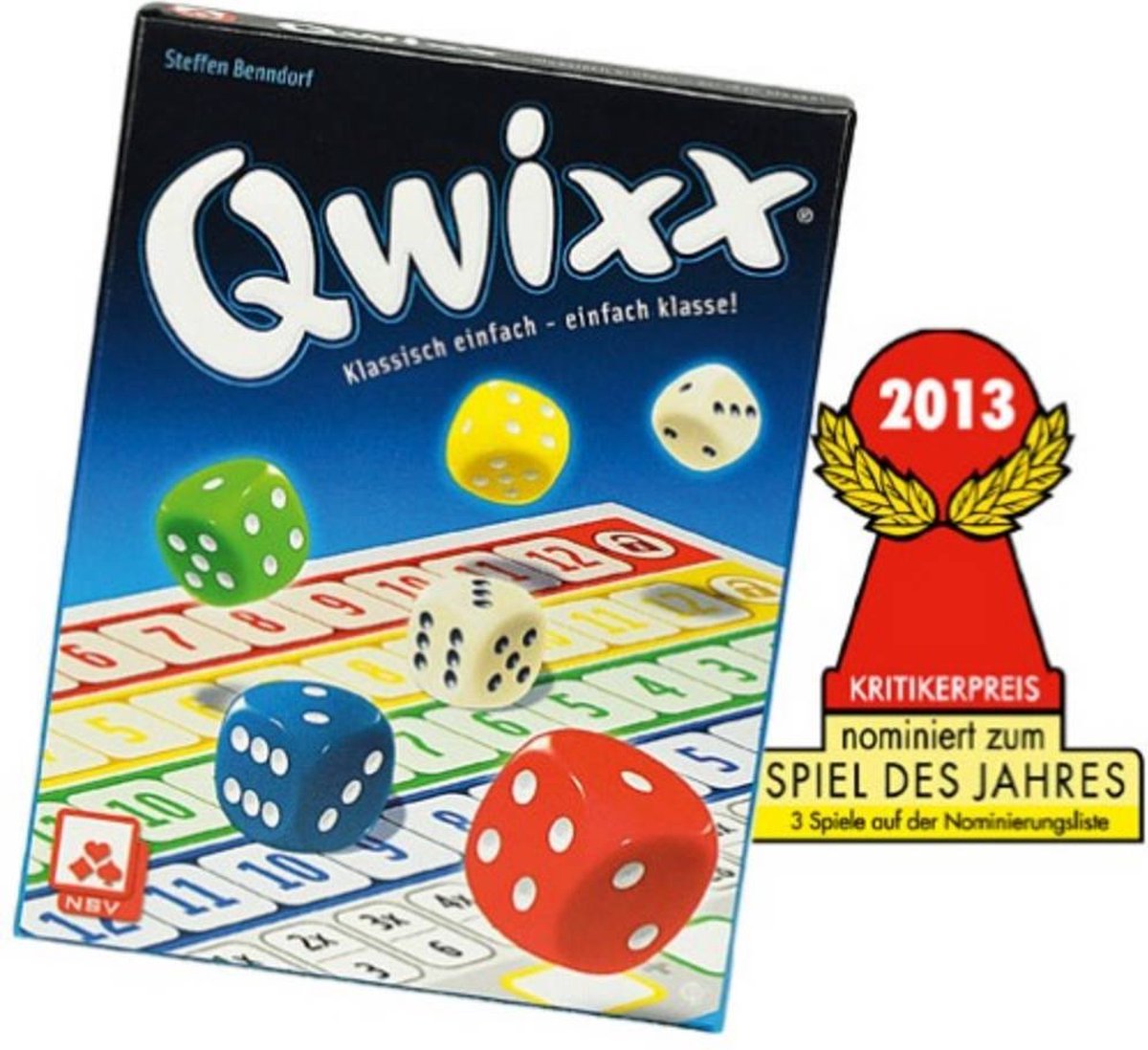 Nsv qwixx qwixx - classique einfach - classe simple ! 8819908015 - allemand