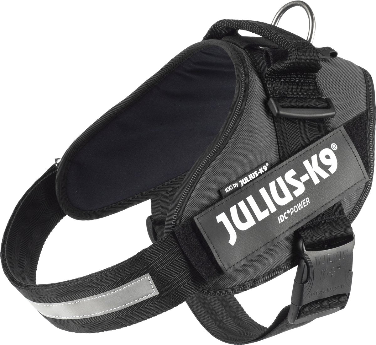Julius k9 idc power harnais pour chien anthracite taille 2 71-96 cm