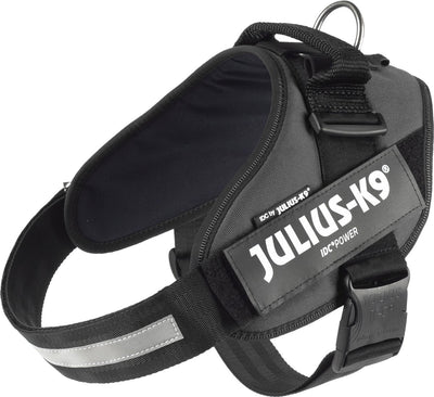 Julius k9 idc power harnais pour chien anthracite taille 2 71-96 cm