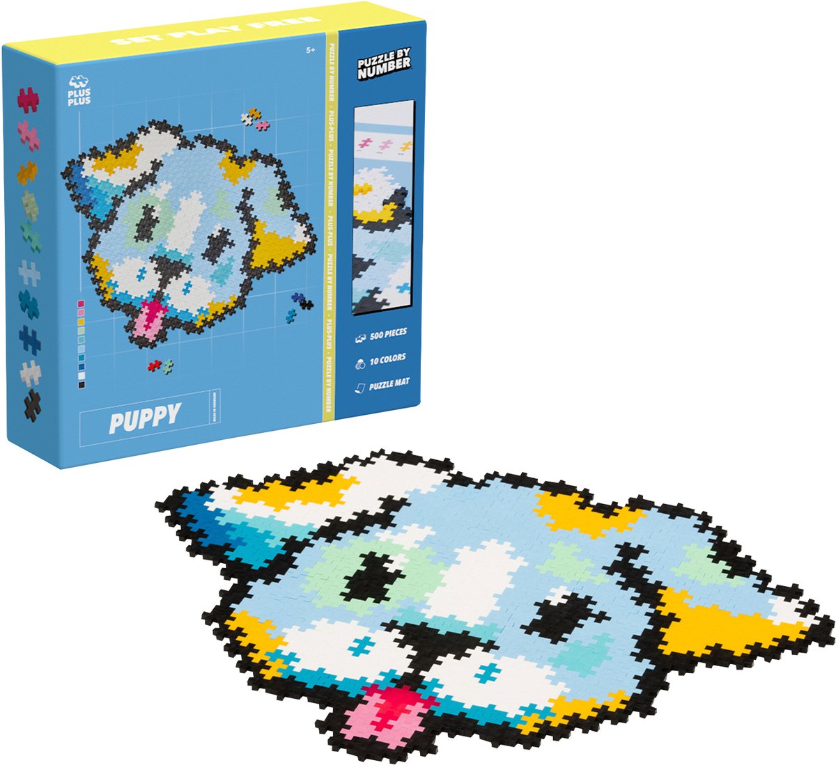 Plus plus plus-plus puzzle par nombre chiot 500 pièces (3961)