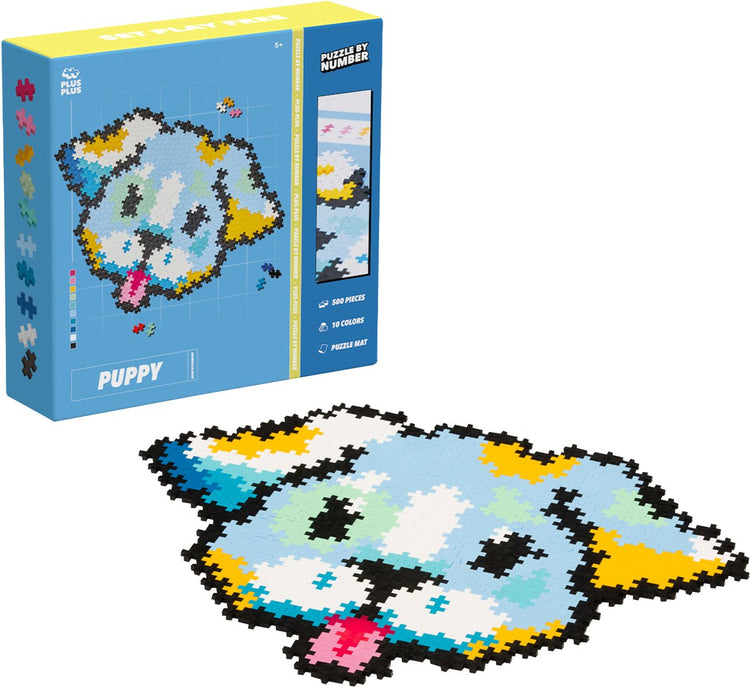 Plus plus plus-plus puzzle par nombre chiot 500 pièces (3961)