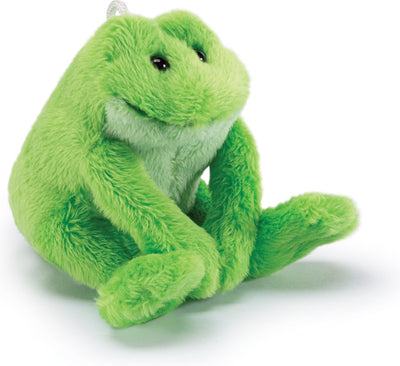 Trudi - peluche douce collection grenouille 9 cm - fait main en Italie - peluche douce - peluche pour garçons et filles - vert - 7x8x9 cm taille xxs