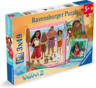 Ravensburger Jigsaw Puzzle Disney Vaiana 2, 3x49st.