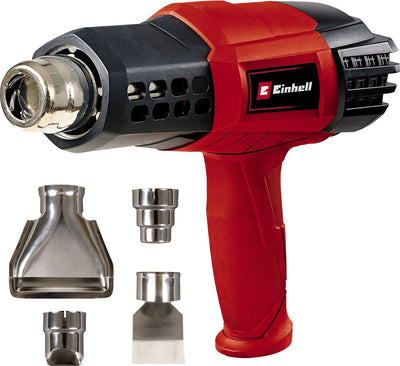 Décapant électrique Einhell te-ha 2000 e - 2 000 w - 9 réglages de température 50-550° - 3 réglages de débit d'air - incl. nombreux accessoires de buses