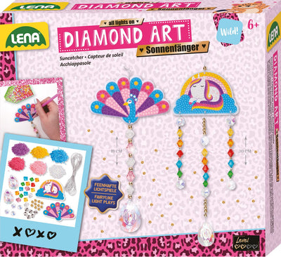 Lena Diamond Art Sun Catchers Craft Set – Jouets créatifs colorés.