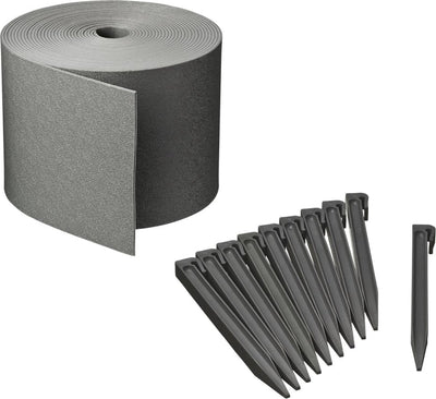 Nature Nature Border Border Set H15 cm x 10 m avec stylo gris