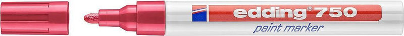 Edding 750 marqueur peinture rouge | 10 pièces