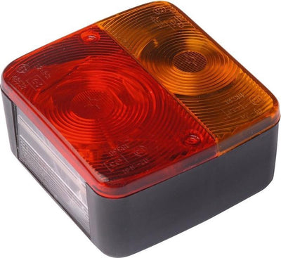Feu arrière Carpoint 12v - 4 fonctions - e-mark - avec lampes - universel gauche droite - pour remorque remorque