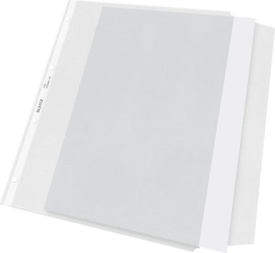 Sac de présentation Leitz premium avec rabat - a4 - 30 % de plastique recyclé pré-consommation - 13 mm - 50 pièces - transparent