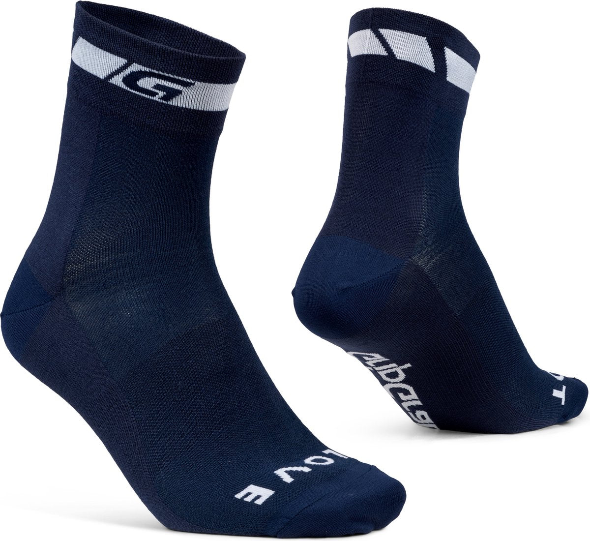 Gripgrab - chaussettes de cyclisme d'été coupe régulière classiques 1 paire de chaussettes de cyclisme coolmax - bleu marine - unisexe - taille xs (35-38)
