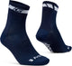 Gripgrab - chaussettes de cyclisme d'été coupe régulière classiques 1 paire de chaussettes de cyclisme coolmax - bleu marine - unisexe - taille xs (35-38)