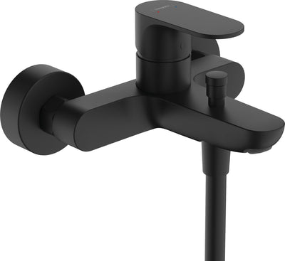 Hansgrohe rebris s - mitigeur de bain - montage en saillie - commande à levier unique - noir mat