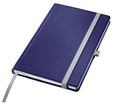 Carnet de style Leitz a5 ligné - avec couverture rigide - papier 100 grammes - bleu titane