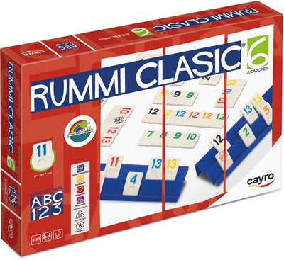 Geronimo jeux jeu de société rummi classique cayro (es-pt-en-fr-it-de) (es-pt-en-fr-it-gr) (35 x 26 x 6 cm)
