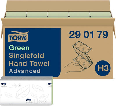 Serviettes en papier pliées Tork Advanced V-fold 2 couches
