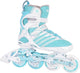 Tempish wire 3.0 84 rollers en ligne femme - roues 4x84mm - rollers fitness - blanc bleu - taille 38
