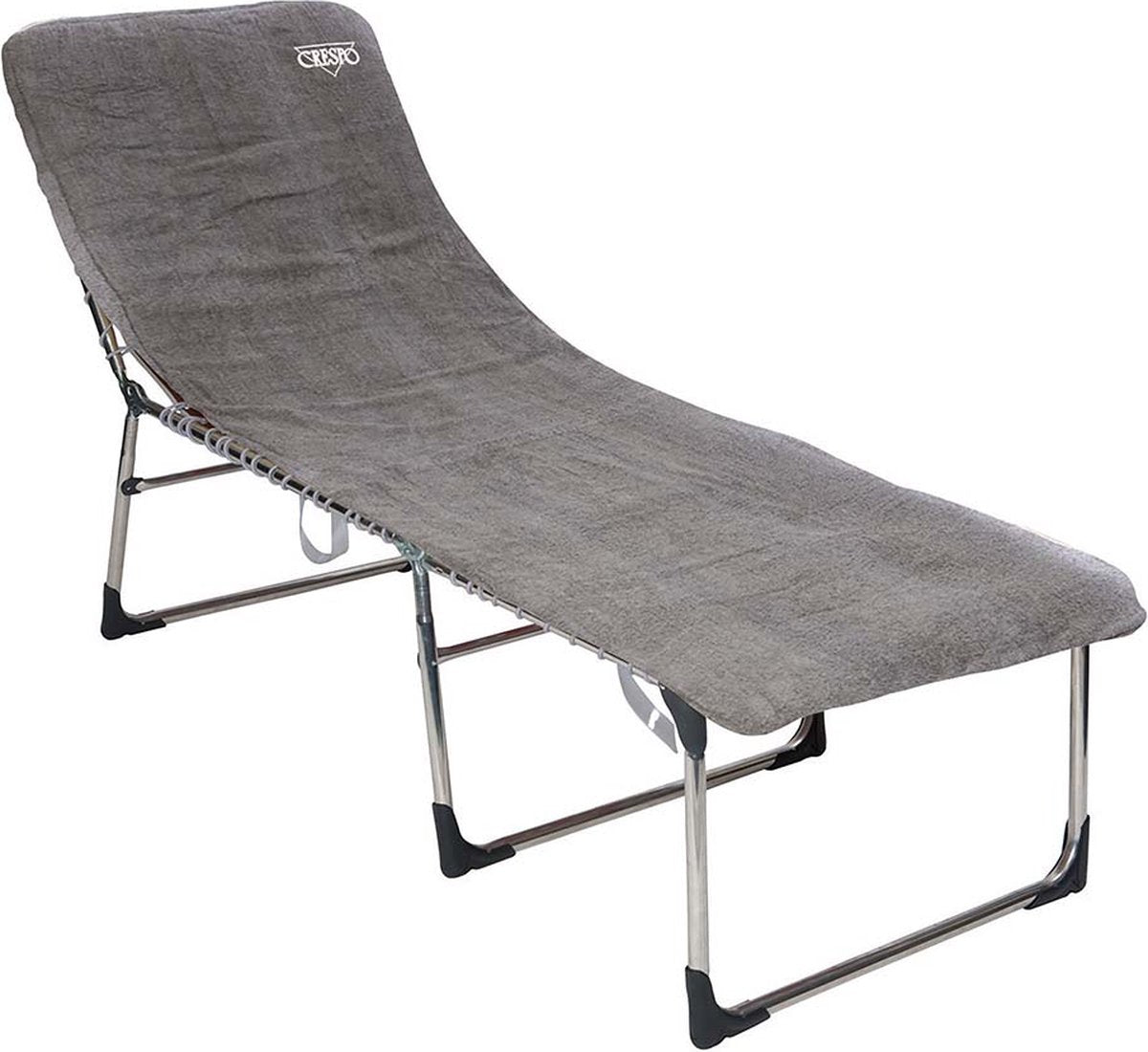 Crespo - housse de chaise en tissu éponge xl - transats - gris