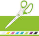 Ciseaux Leitz wow Titanium en acier inoxydable - vert