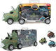 Monde des dinosaures dinotruck avec 3 voitures de traction