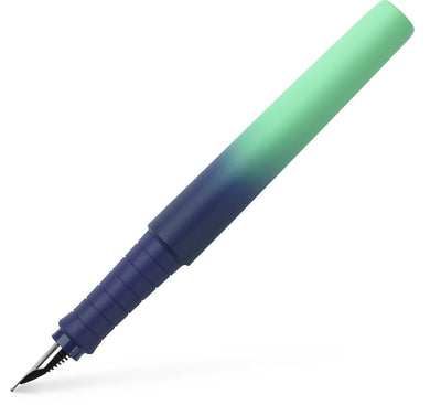 Stylo plume Faber-castell - stylo poly - moyen - bleu bourdonnant - fc-241018