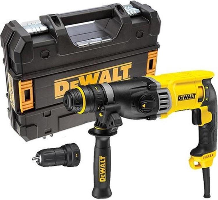 Dewalt d25144k Marteau combiné SDS+ 28 mm avec mandrin à changement rapide | 900w 3.0j - d25144k-qs
