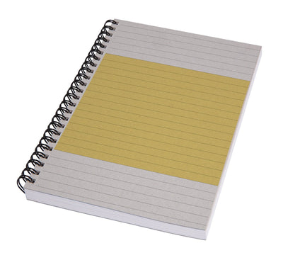 Carnet Sigel quicknote a5 spirale ligne jaune vif couverture souple - 160 pages 80 grammes - si-sn500