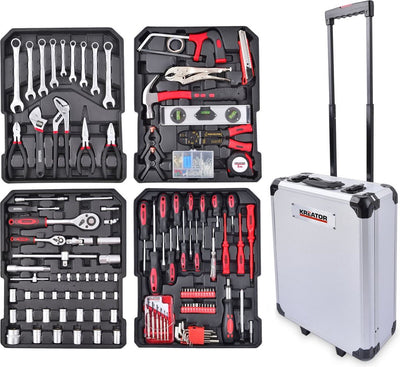 Mallette à outils Kreator krt951011 - 253 pièces - chariot