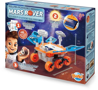 Buki france buki - mars rover à énergie solaire - jouet de construction - véhicule à énergie solaire