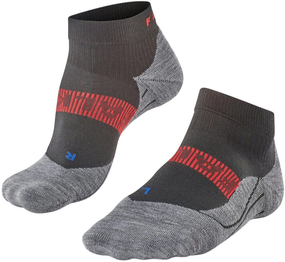 Falke ru4 cool chaussettes de course courtes en matériau fonctionnel anti-ampoules femme noir - taille 35-36