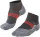 Falke ru4 cool chaussettes de course courtes en matériau fonctionnel anti-ampoules femme noir - taille 35-36