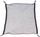 Filet de coffre Carpoint 75x85 cm - élastique - avec 4 crochets - universel - pour sécuriser les bagages - polyester - accessoire voiture