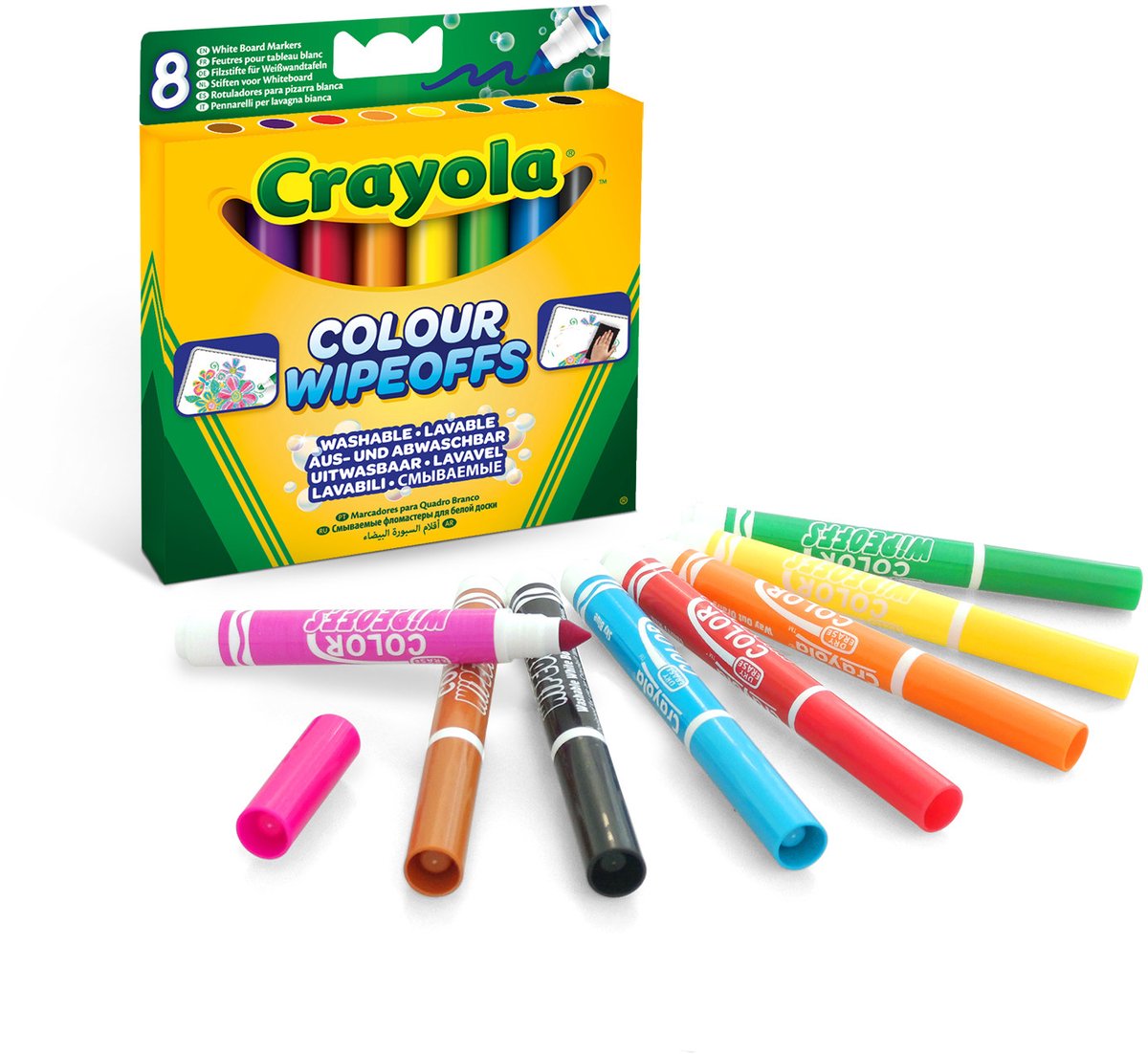 Marqueurs de tableau blanc de couleur crayola, 8e.