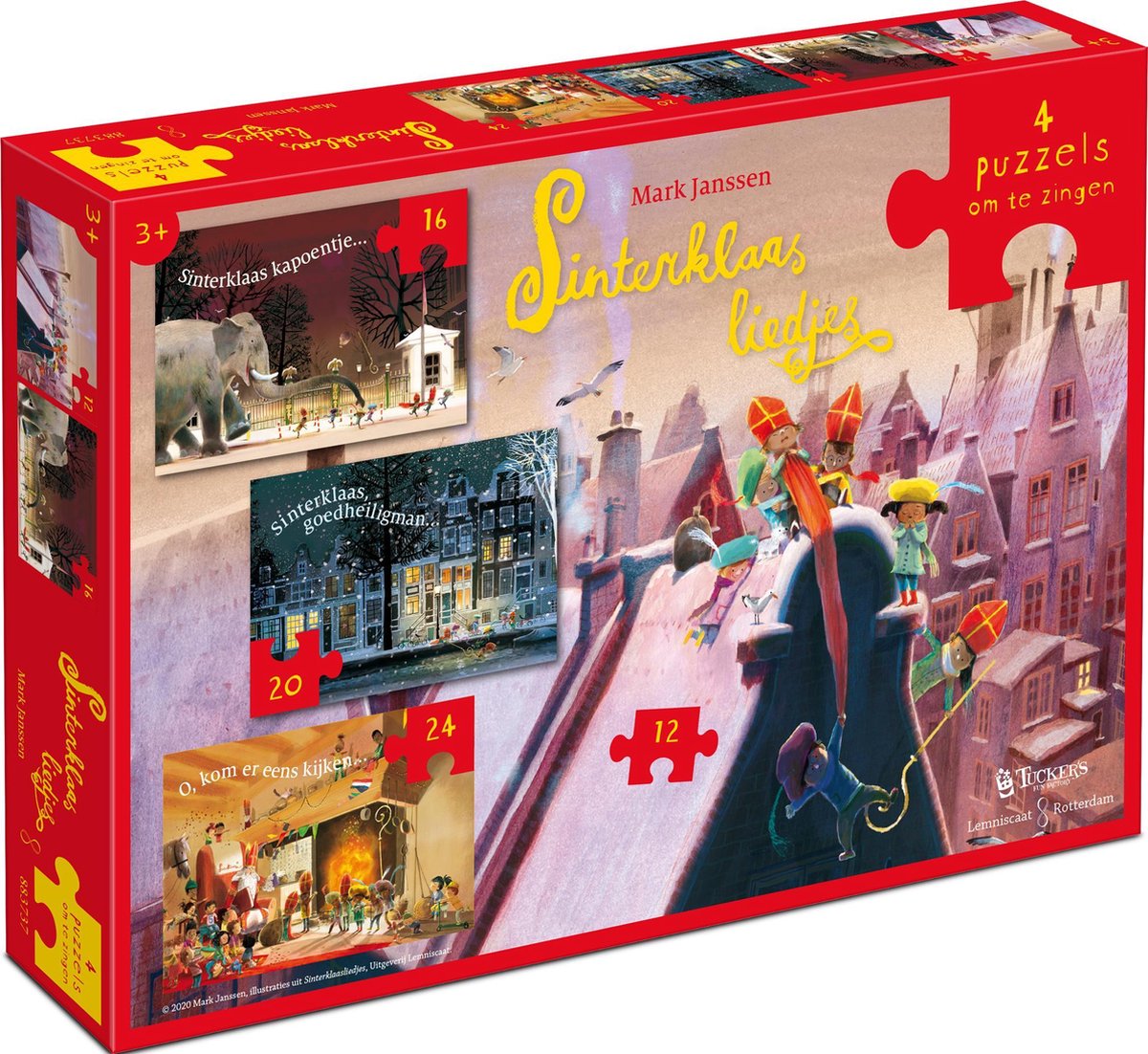 Chansons de Sinterklaas de Tucker's Fun Factory - Mark Janssen (12+16+20+24)